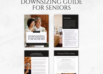 Downsizing Guide for Seniors Template Senior Living Tips Moving ...